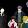 Slenderman and Ao Oni: Stay Close Kids!