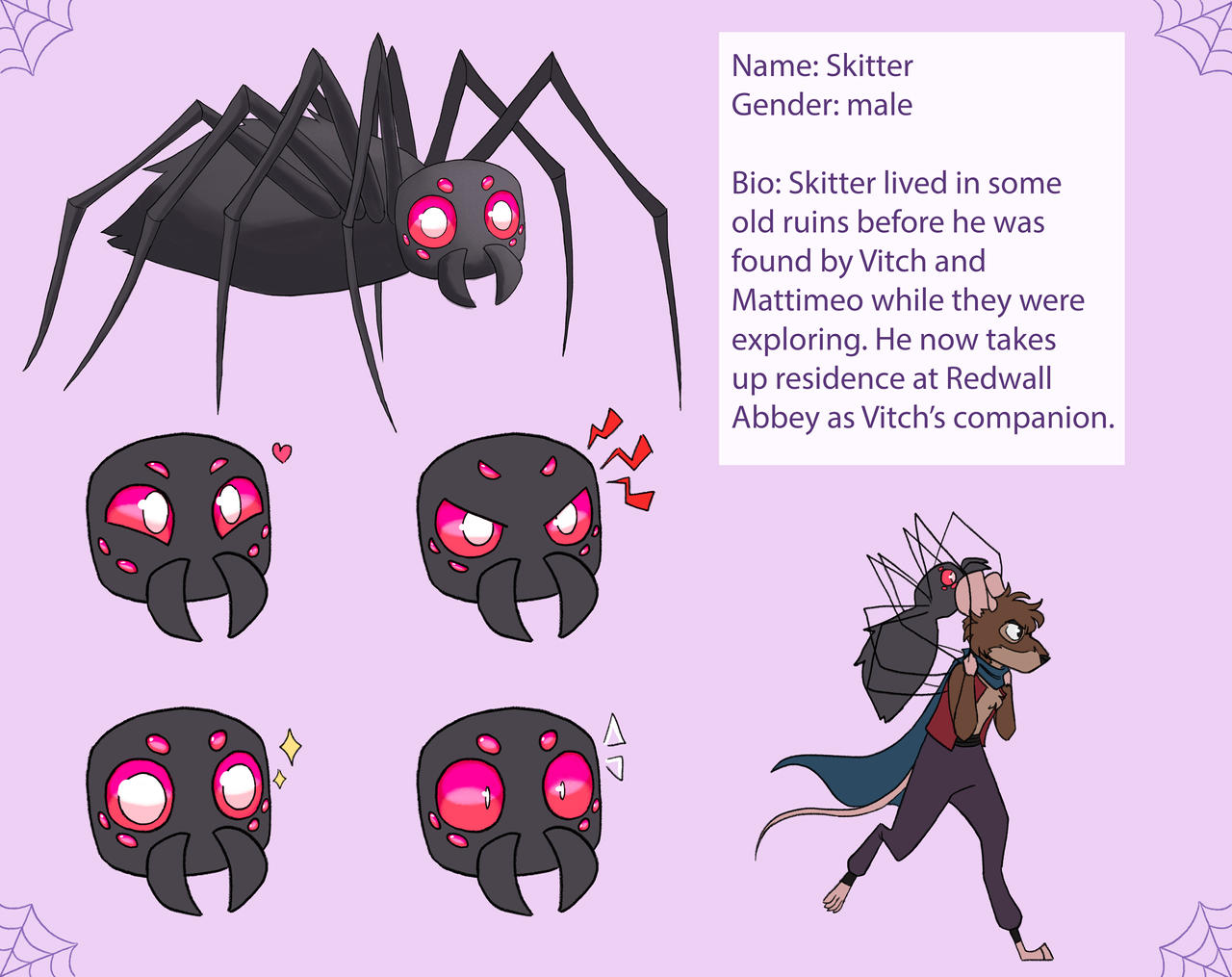 Skitter ref sheet by Vaxler11 on DeviantArt