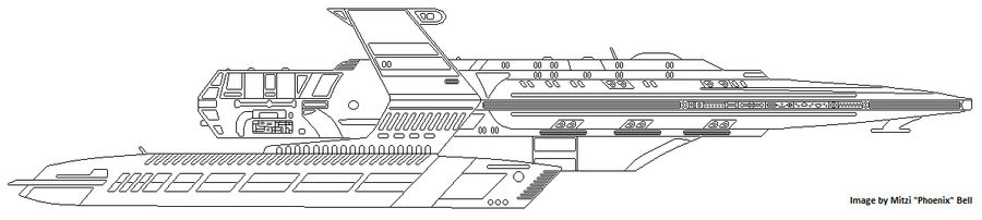 Merian Class Starship by Cotterill on DeviantArt