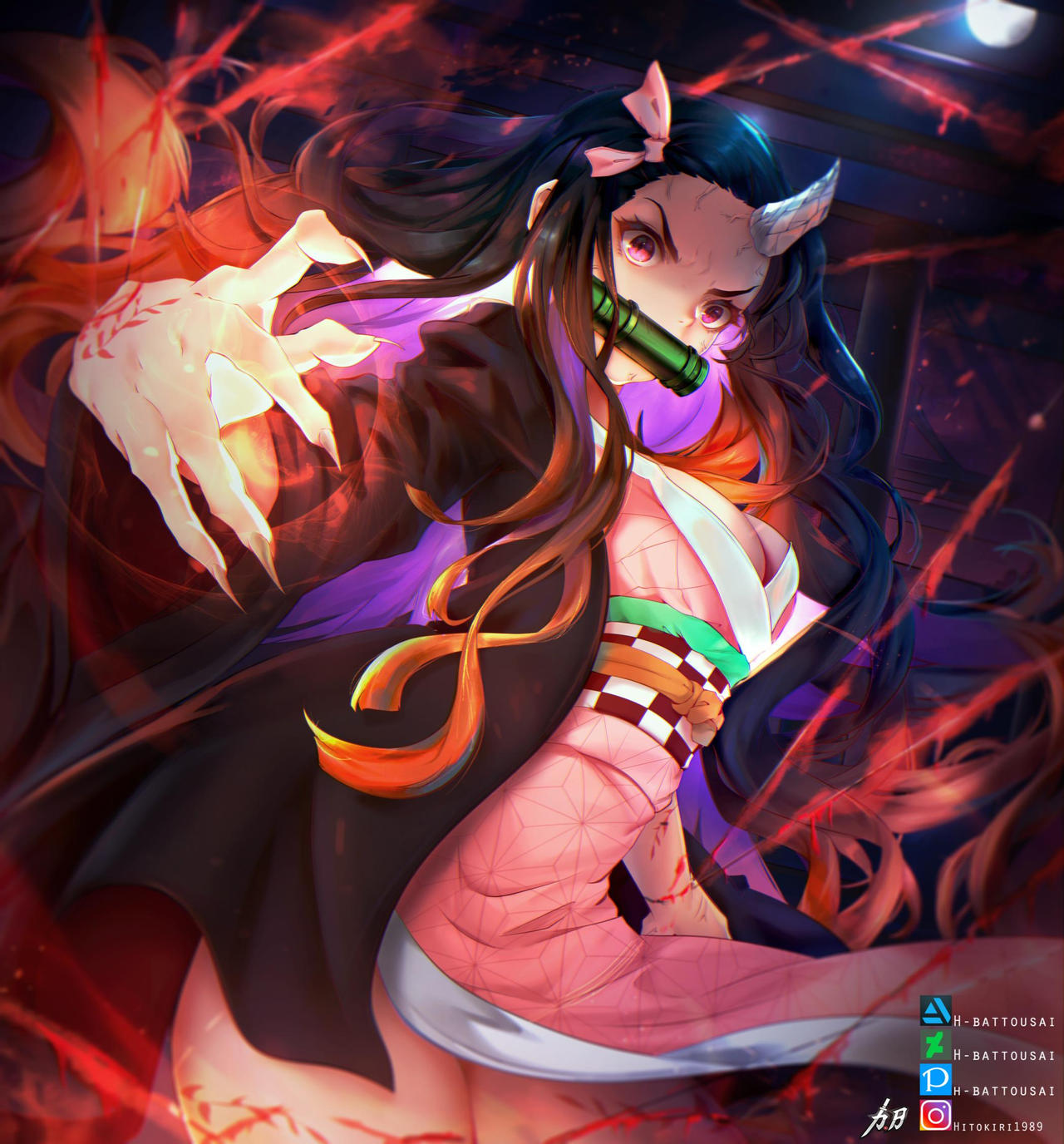 Nezuko Demon Rage Nezuko Demon by H-Battousai on DeviantArt