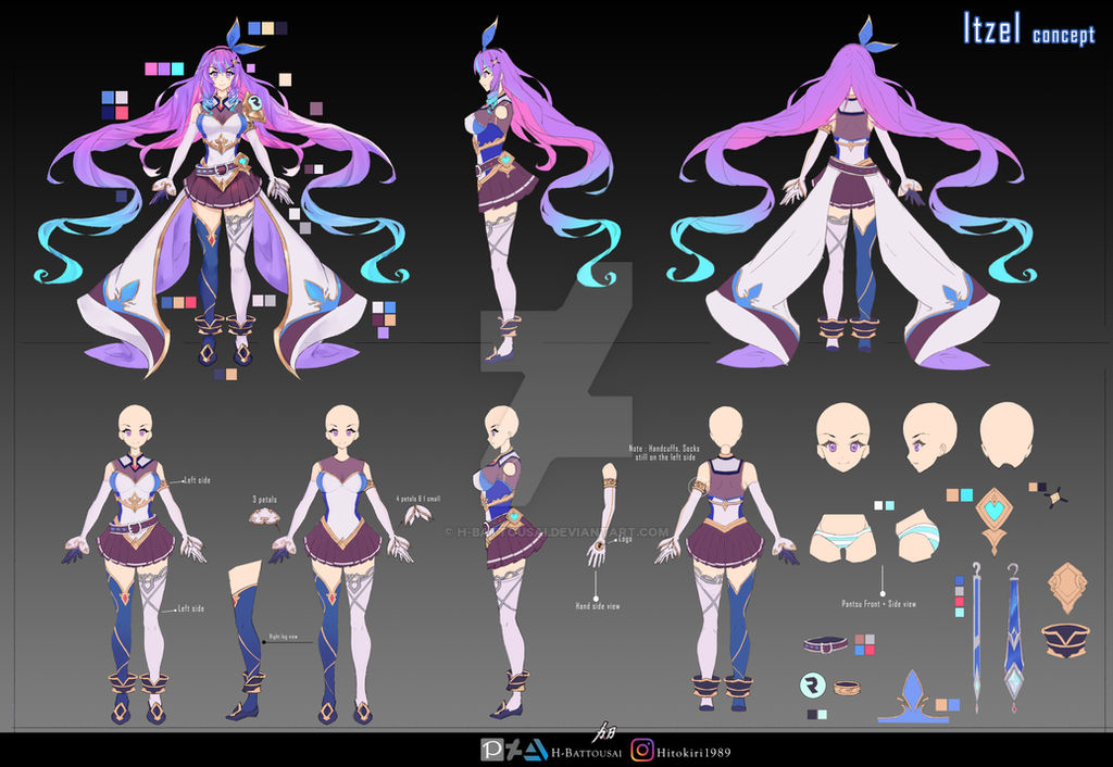 Itzel Design Itzel concept by H-Battousai on DeviantArt