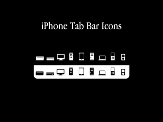 iPhone Tab Bar Icons-Apple HW