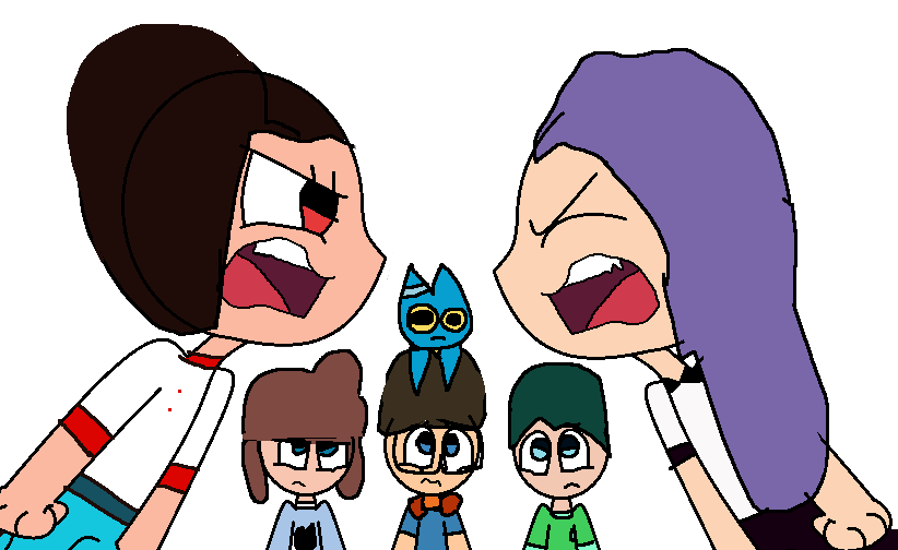 Tee Zeng and Princess arguing by isaxali on DeviantArt