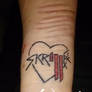 I Heart Skrillex Tattoo