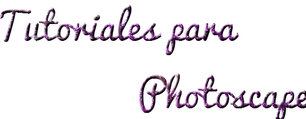 Texo tutoriales para photoscape