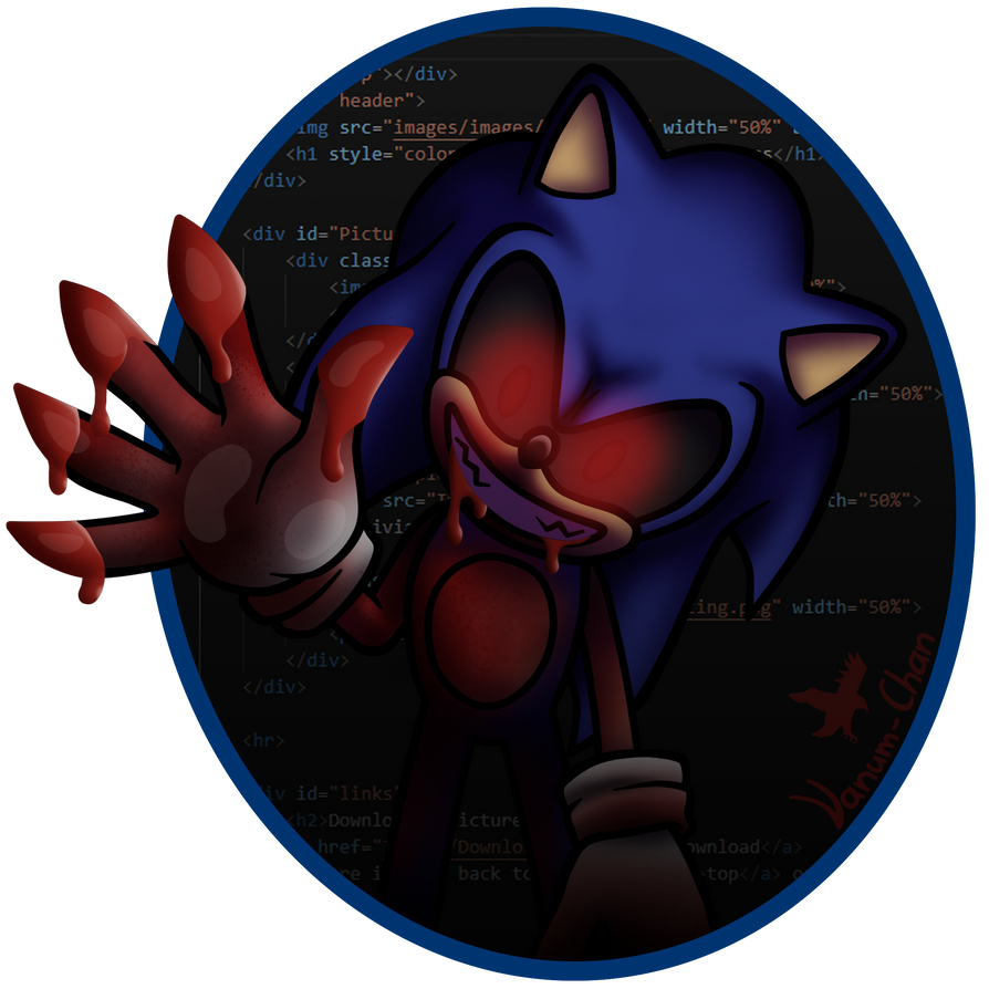 Sonic.EXE by Vanum-Chan on DeviantArt