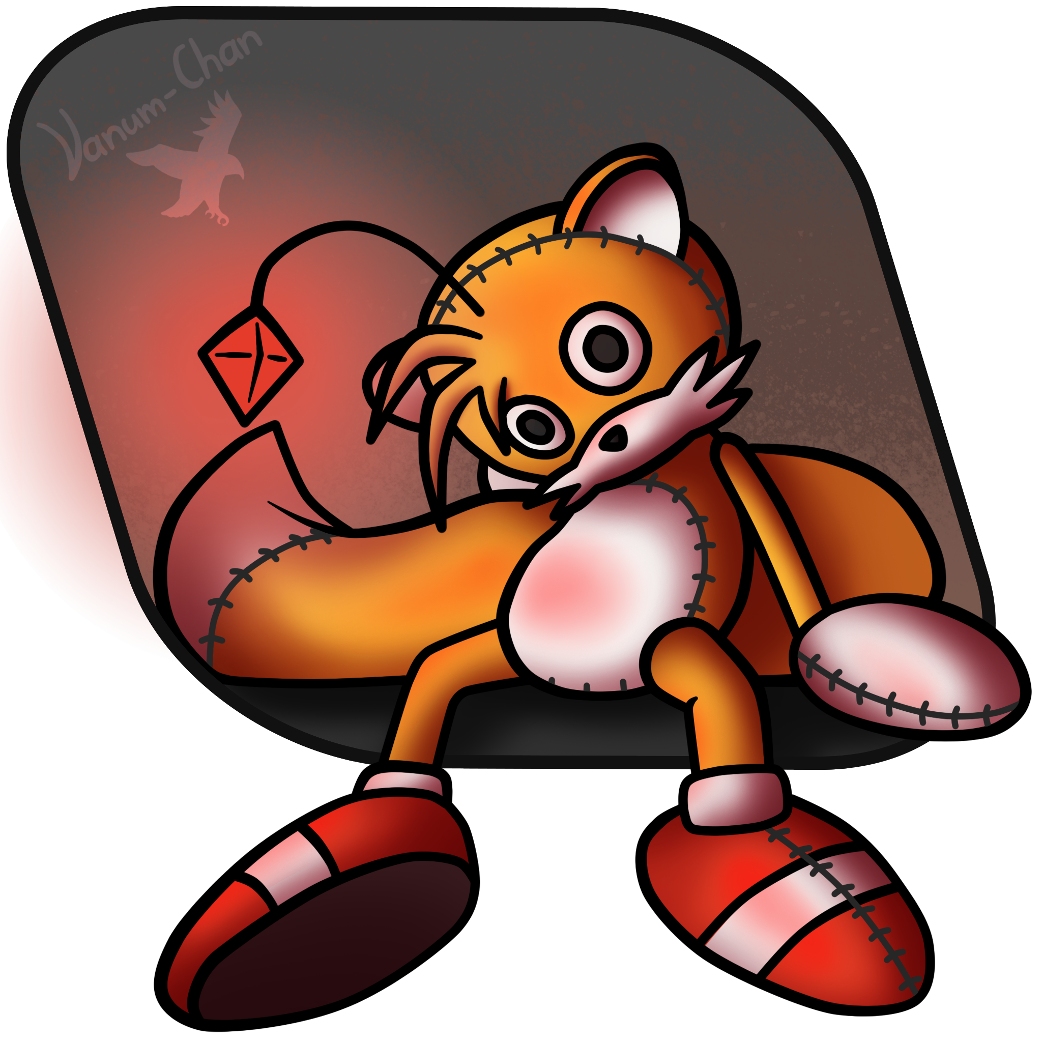 Tails Doll (Test Run) by KikiFlamer on DeviantArt in 2023