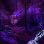 magic forest background