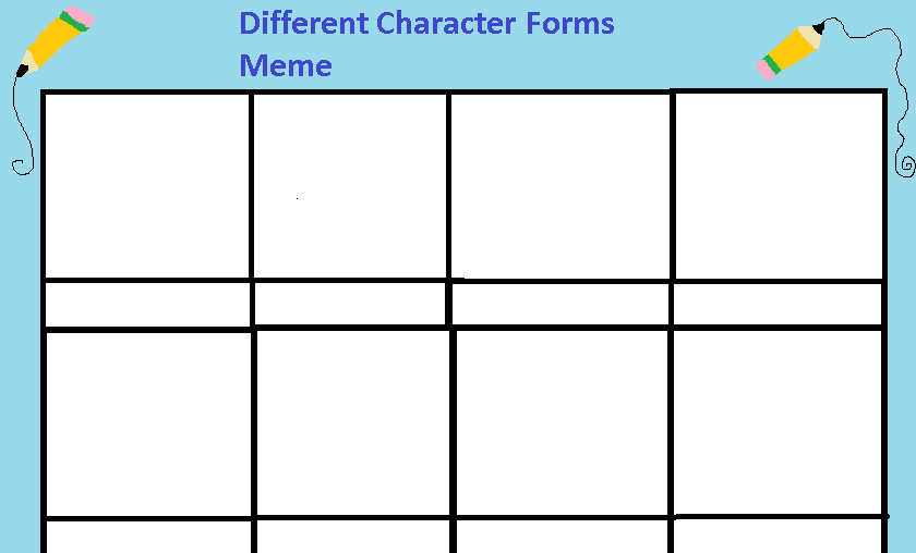Characters Form Blocks Different character forms meme by Pinka13 on DeviantArt
