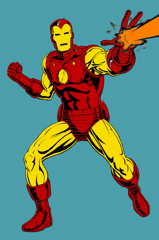 He Flies And Fights With Repulsor Rays! by Swartzie on DeviantArt