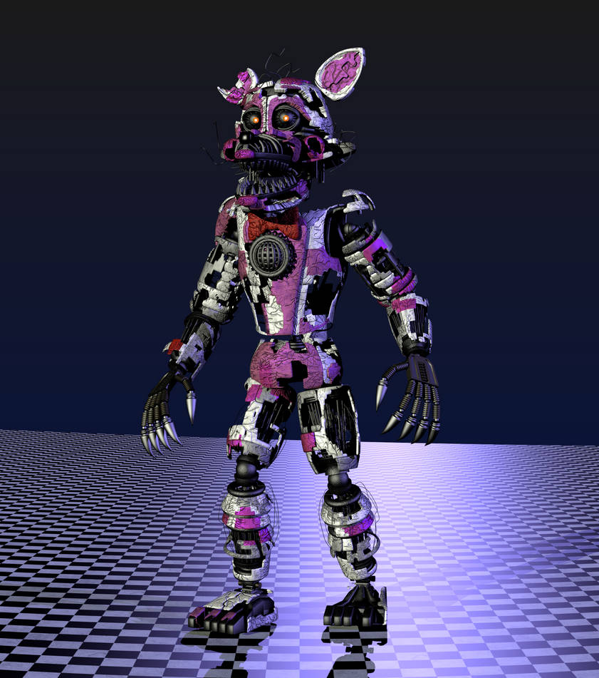 (Blender) Nightmare funtime foxy by Shadowof1987 on DeviantArt