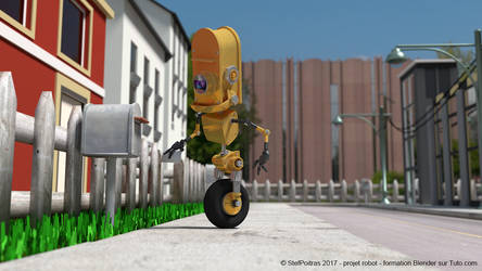 Projet petit robot -  Blender