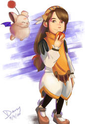 crystal chronicles - mog and clavat