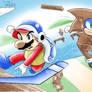 Super Mario and Sonic 3D Land!