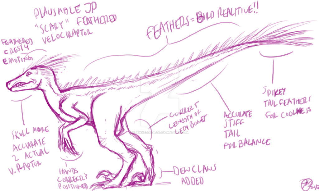 Accurate JP Raptor by Hawkesblood on DeviantArt