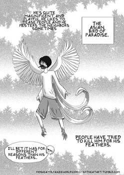 Asian Bird Of Paradise Manga Page