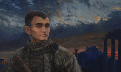 WINNER. Portrait of Alexander Prokhorenko.