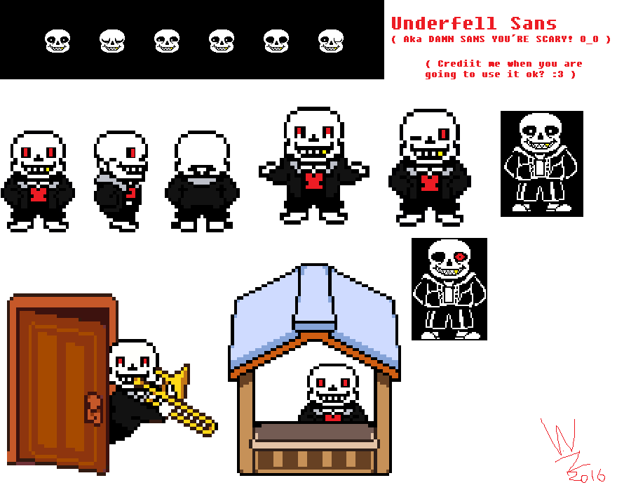 Play Underfell - Sans battle Online For Free 