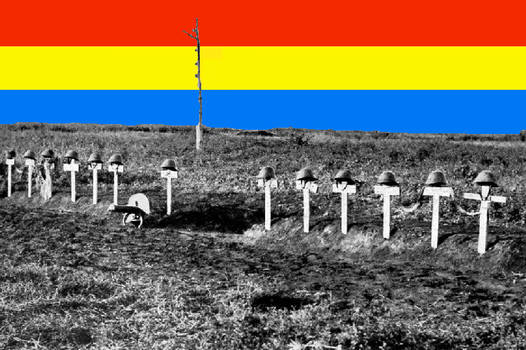 Romanian Soldiers Graves,Eastern Front.WW2.