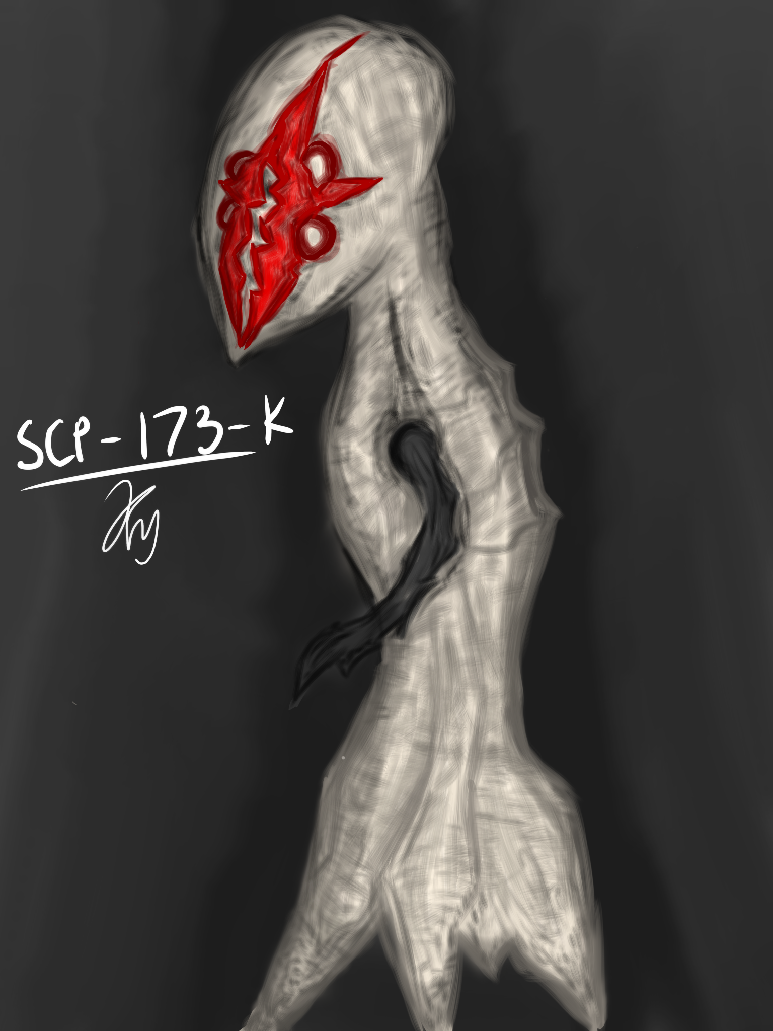 Progression:. SCP-173 by RavenPuffDork on DeviantArt