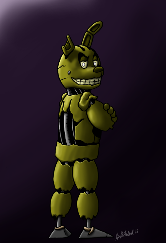 Springtrap's Back by Negaduck9 on DeviantArt