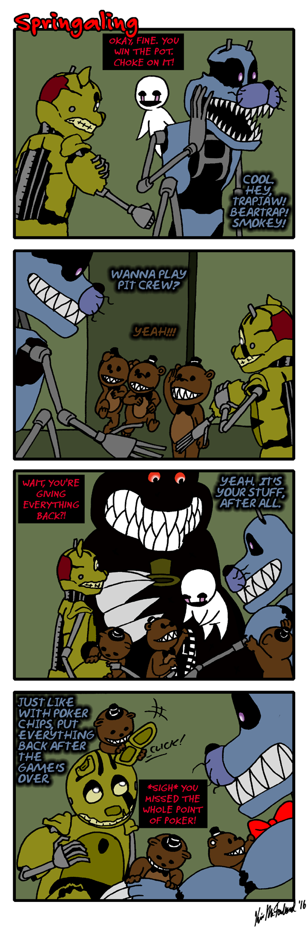 Springaling 205: Fall-Apart Rabbits by Negaduck9 on DeviantArt
