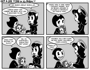 Bendy and Alice Angel in: Get a Life 286