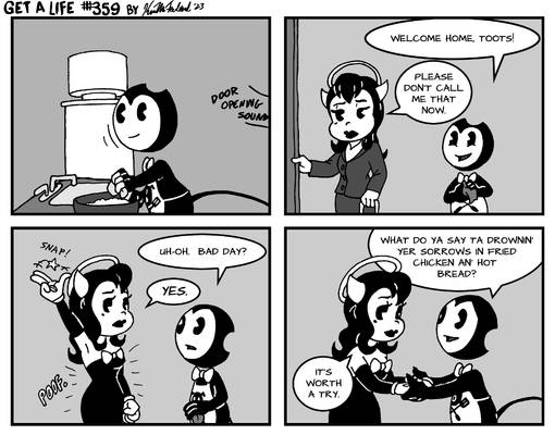 Bendy and Alice Angel in: Get a Life 359