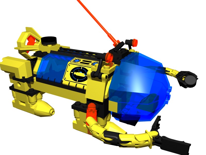 Yellow Lego Submarine