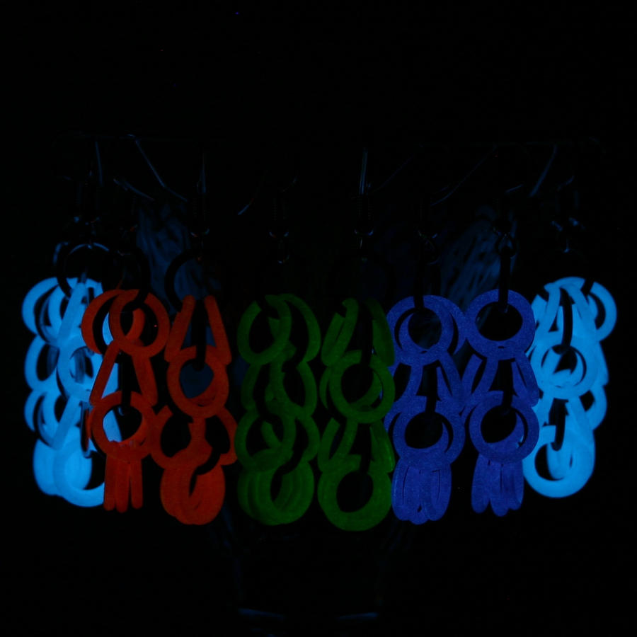 Glow in the Dark Earrings II