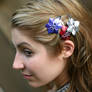 Scale Flower Barrettes