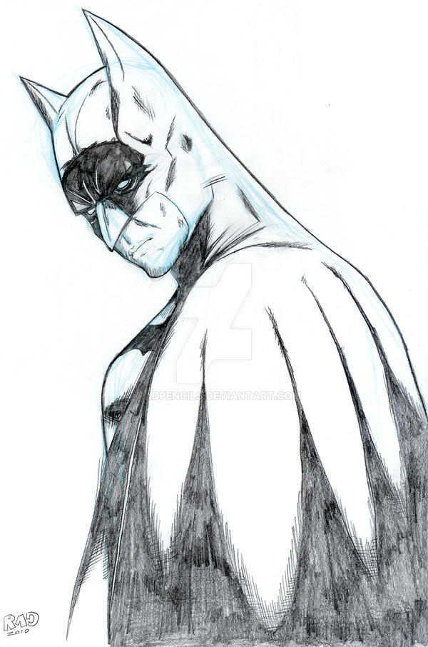 Brooding Batman by RadPencils on DeviantArt