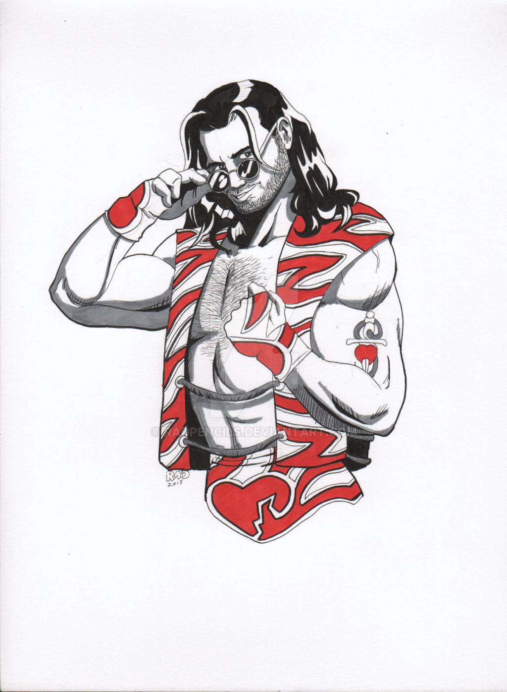 WWE Shawn Michaels by RadPencils on DeviantArt