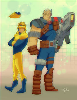 Booster Gold meets Cable