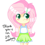 Fluttershy Chibi fullcolor: THANK YOU SO MUCH~!