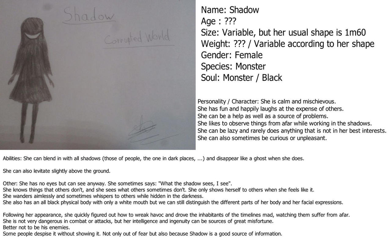 Scared Shadow Reference Shadow reference by YsaExtra on DeviantArt