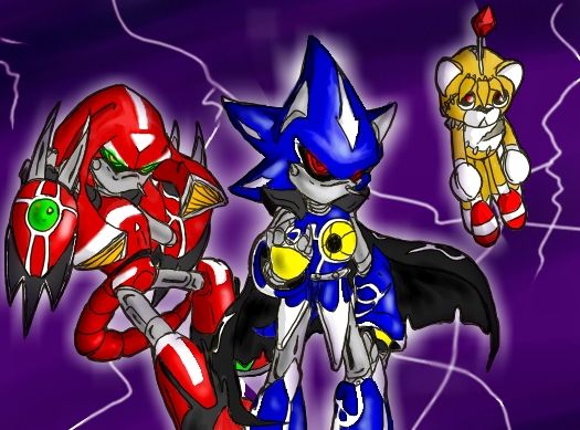 Team Super Sonic vs. Neo Metal Sonic. by CAcartoonfan on DeviantArt