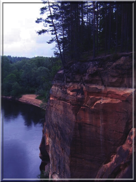 Sandstone cliff