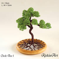 Circle Tree - Wire Treesculpture by RiskinArt