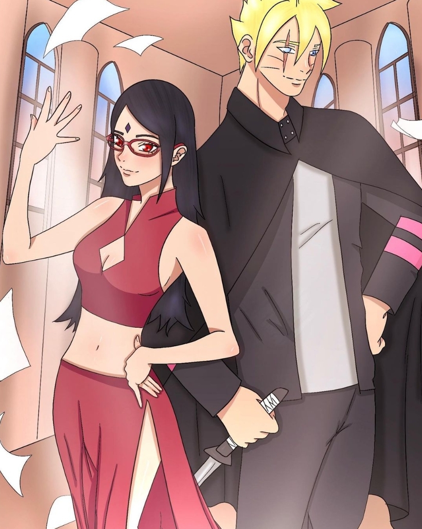 Hokage Sarada by saradauchihalove on DeviantArt