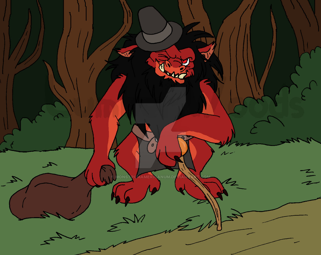 Nain Roue Or Nain Rouge by MonstrumAmericanum on DeviantArt