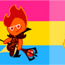 Fire Spirit Cookie Pansexual icons