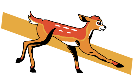 Deer Running