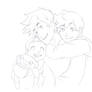 Family Portrait FREE LINEART