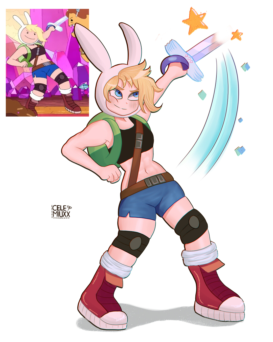 Fionna And Cake (wersja 1) by AnixPawl on DeviantArt