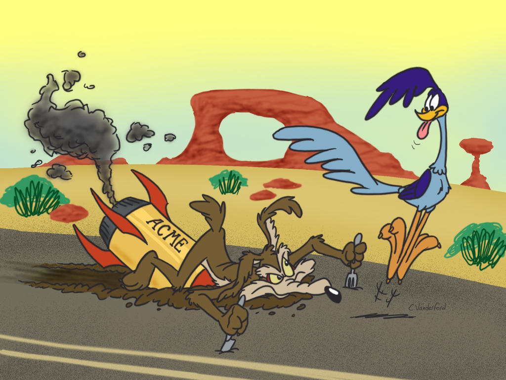 Койот и дорожный бегун. Roadrunner and Coyote. Roadrunner мультфильм. Роад раннер и койот Бип.