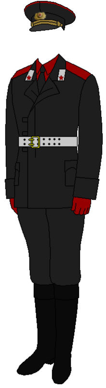 Colored version - Male dress uniform