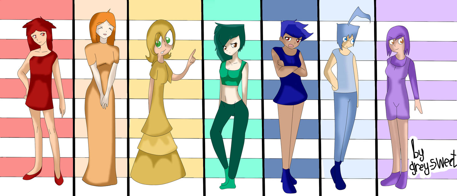 Ocs In Color By Grey Sweet On Deviantart Ocs In Color By Grey Sweet On Deviantart