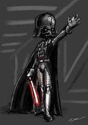 Chibi Darth Vader sketch