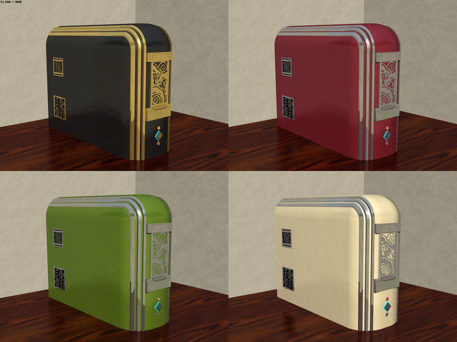Art Deco Style Computer Case(s) by JohnK222 on DeviantArt